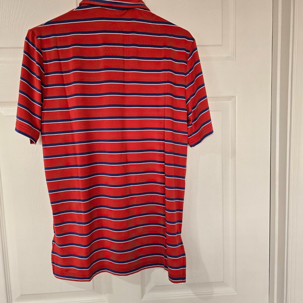 RLX Ralph Lauren Mens Lot of 3 Short Sleeve Polo Shirts Blue Red Green Small NWT - Picture 6 of 10